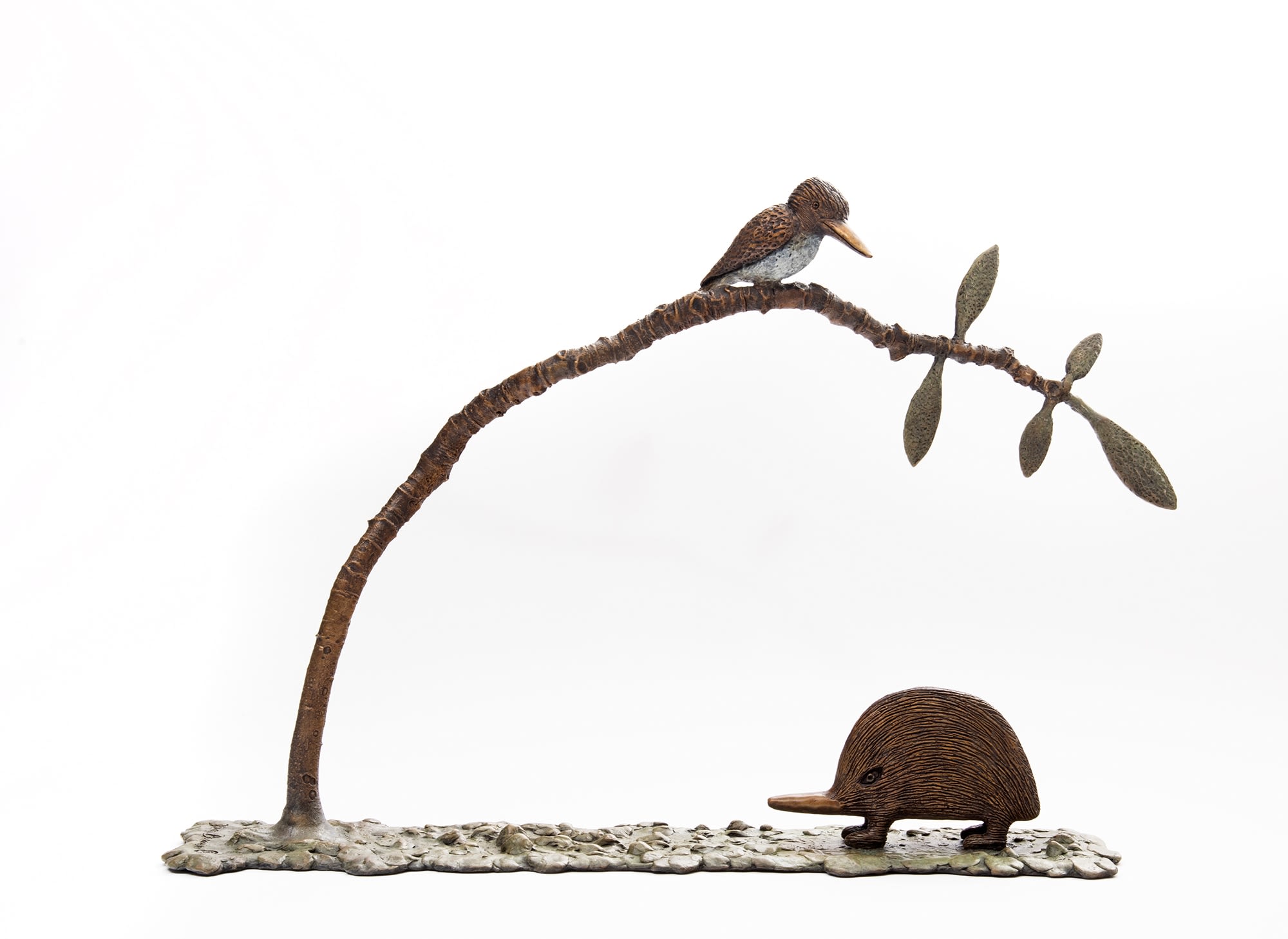 Dean Bowen, Landscape with Kookaburra and Echidna, 2022 Arthouse Gallery