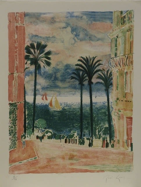 René GENIS (French, 1922 - 2004), Monaco, 1973
