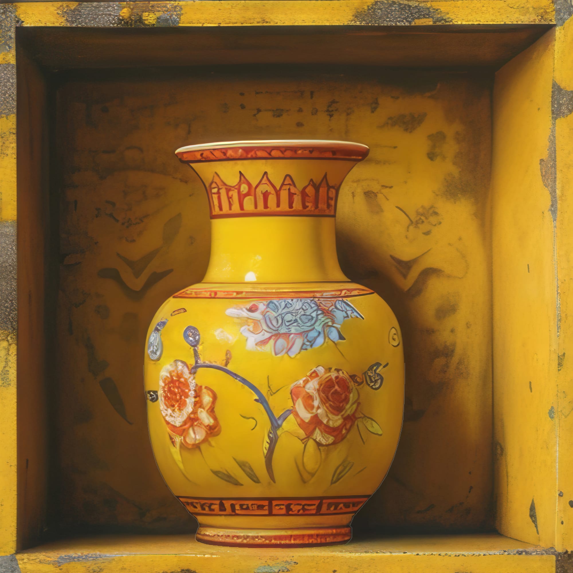 Jeff Robb, Vessel, Yellow 2, 2024