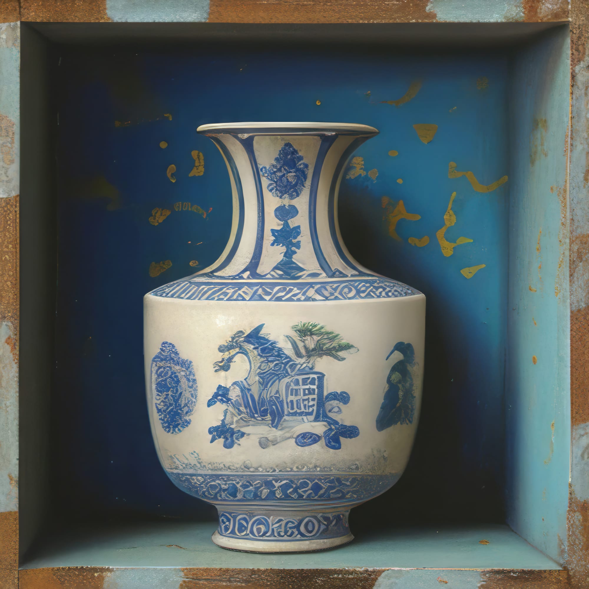 Jeff Robb, Vessel, Blue, 2024