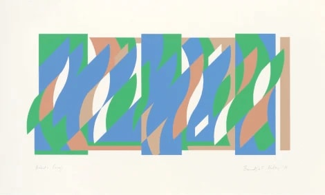 Bridget Riley, AFTER WALL PAINTING (ARCADIA 3) , 2010