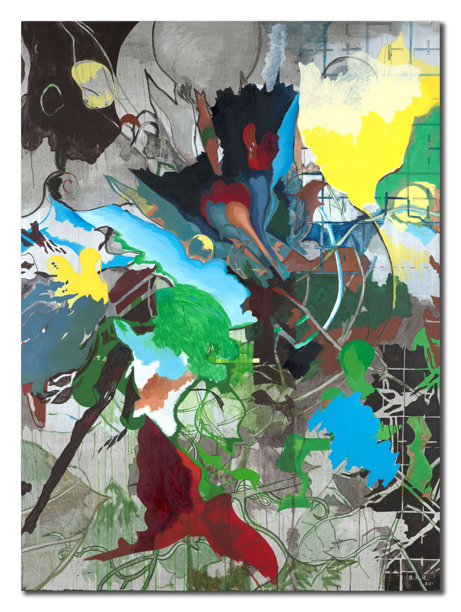 毕蓉蓉 Bi Rongrong, 平面生物——绘画 II Animal in Two Dimensions—Painting II, 2021