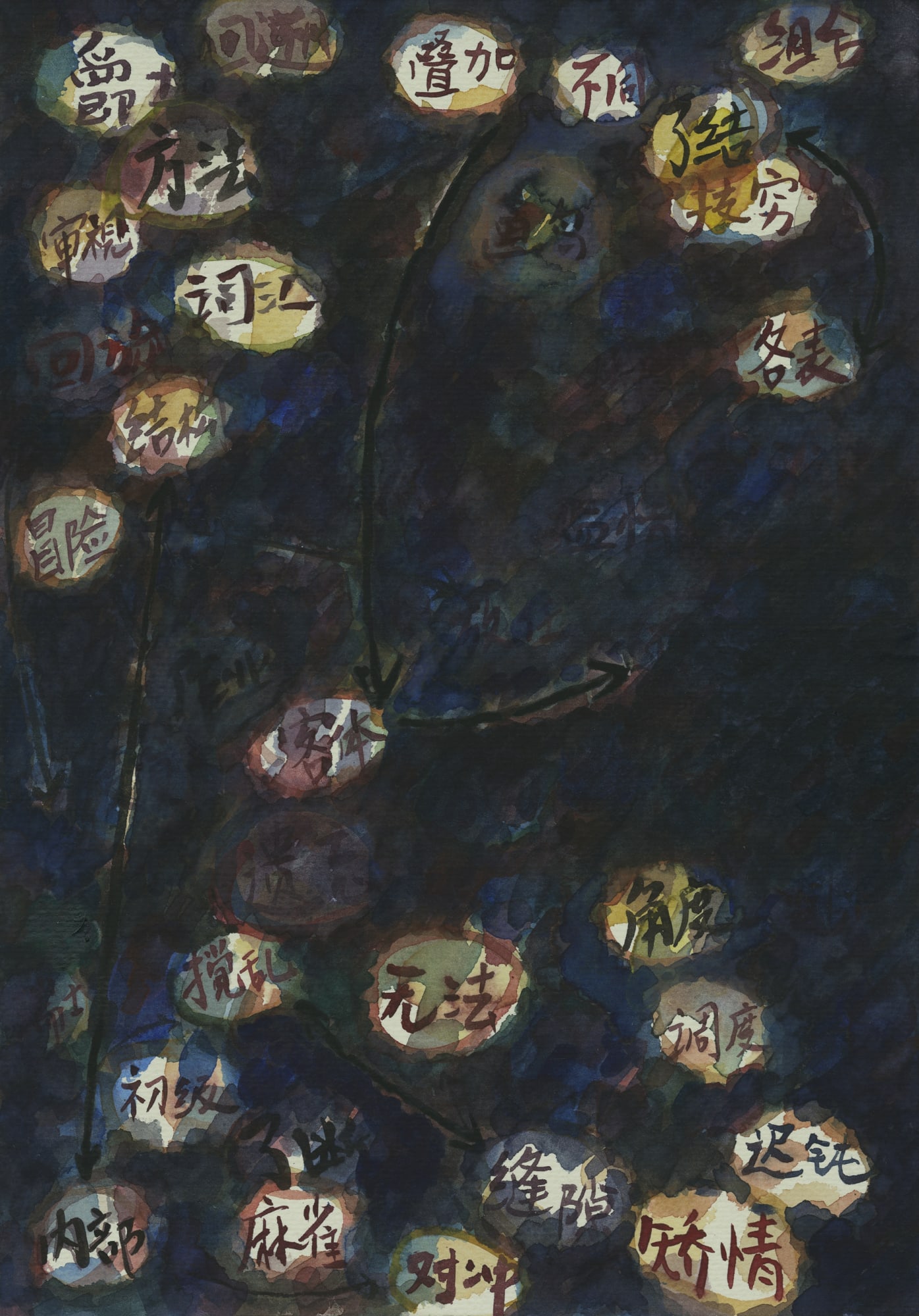 王俊 Wang Jun, 无题(话语 No.1)| Untitled (Words No.1), 2017