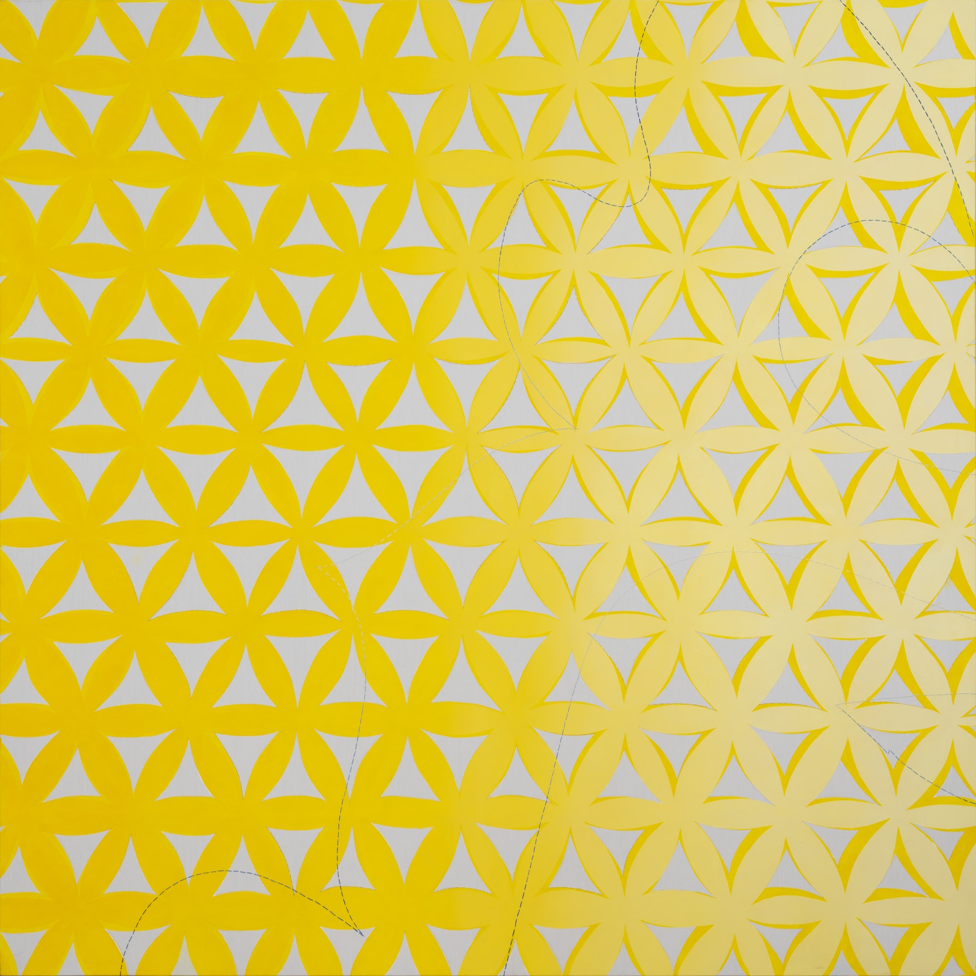 毕蓉蓉 Bi Rongrong, 纹样XVII——一片石墙——绘画2 Pattern XVII——A Stone Wall——Painting 2, 2019