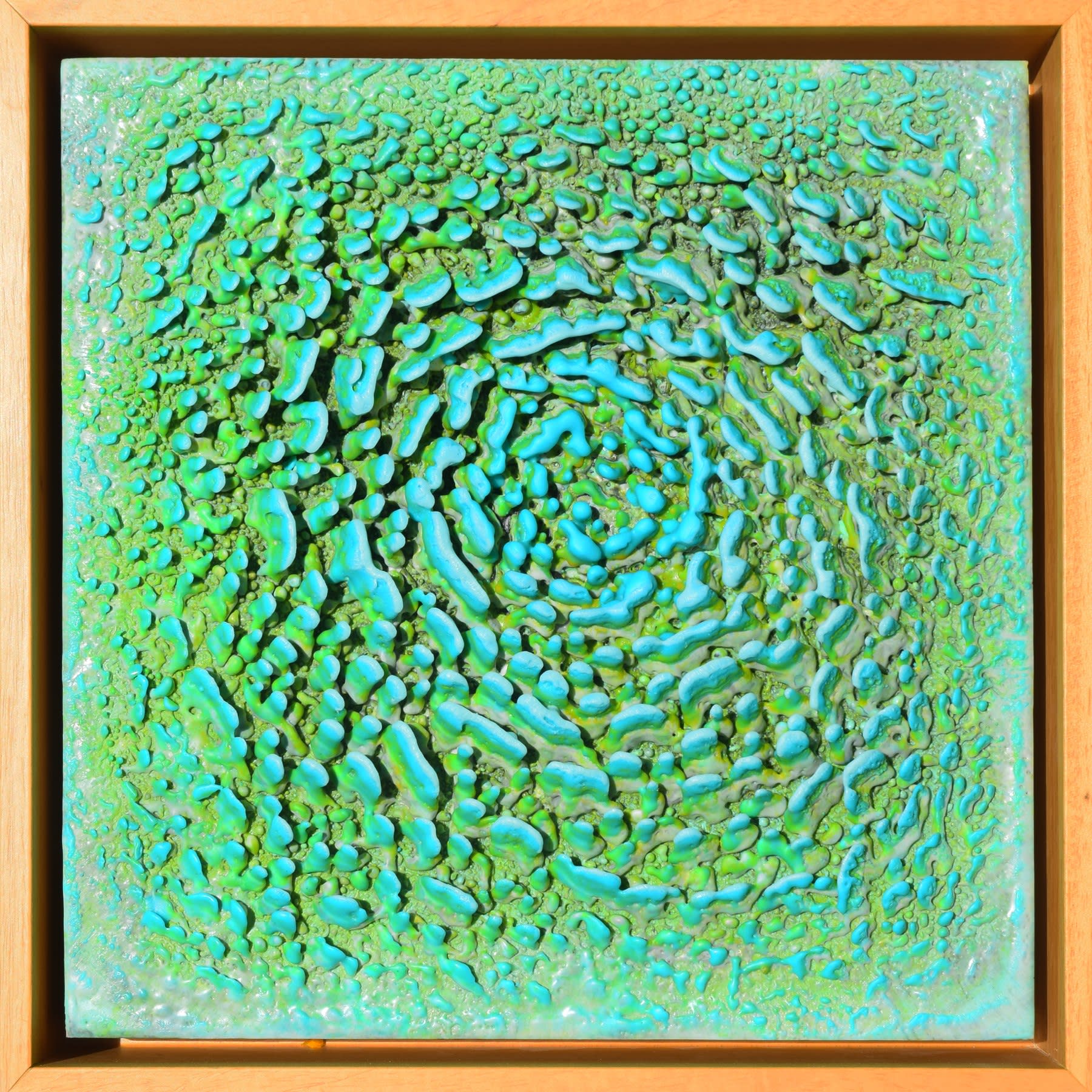 Karine Swenson, Turquoise Flower, 2021