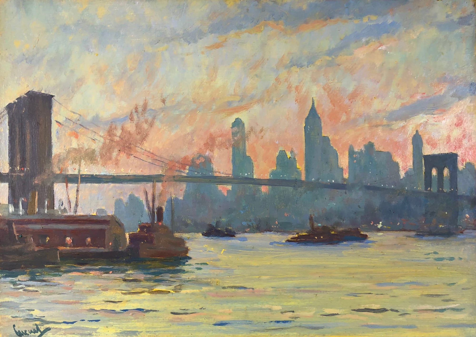 Edward Cucuel, Manhattan Towers (East River)