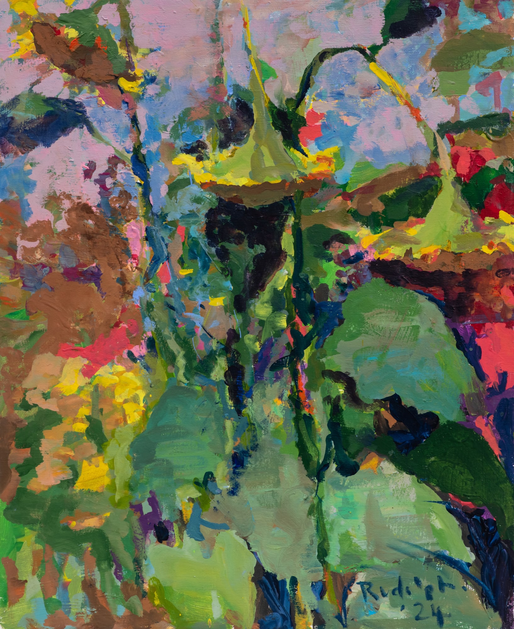 Peter Rudolph, Late Summer (Sunflowers), 2024