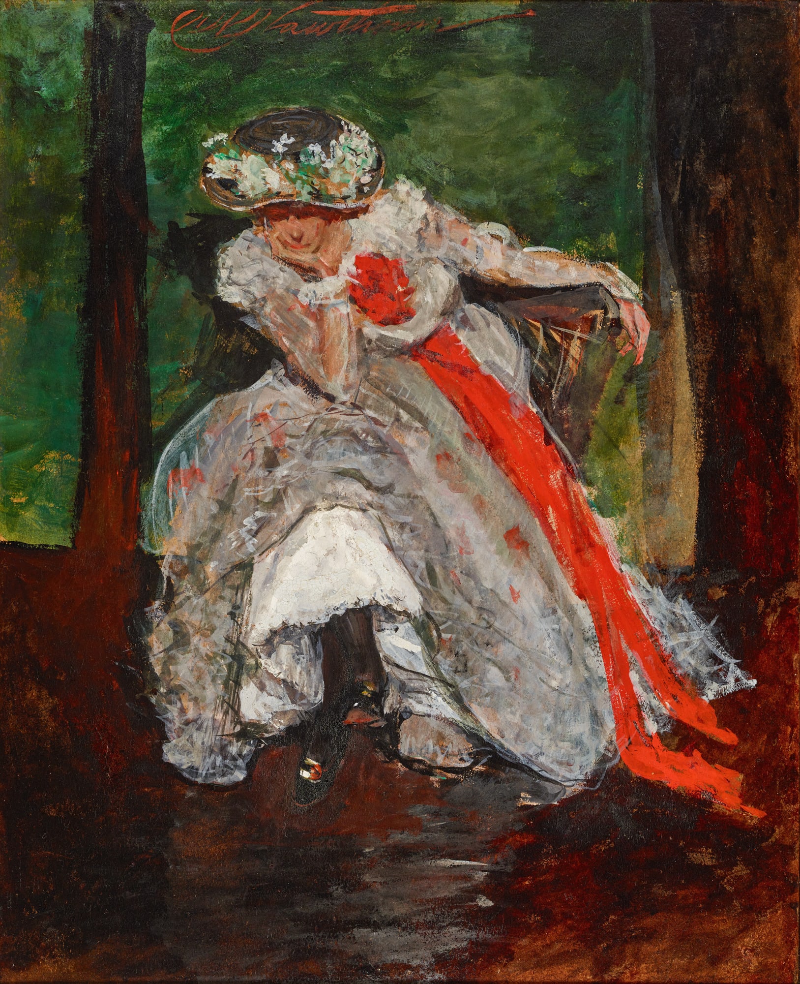 Charles Webster Hawthorne, The Red Sash, c. 1898-1901