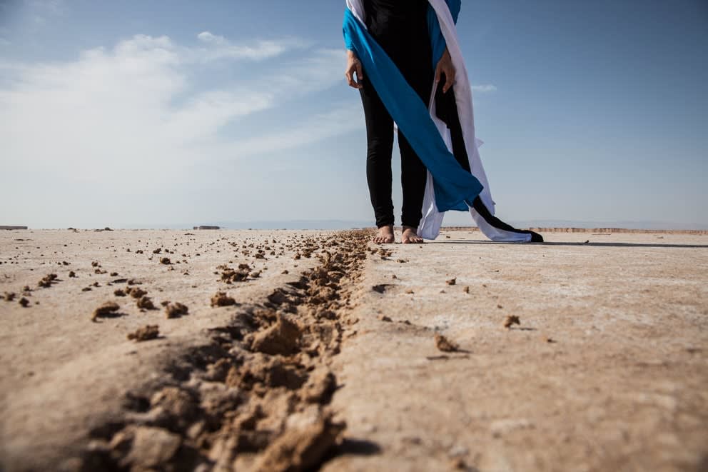 Sama Alshaibi, Al Ṭarīqah (The Path) from Silsila series, 2014