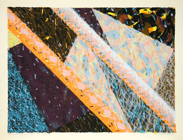 Samia Halaby, "Position Interplay; Midnight", 1983