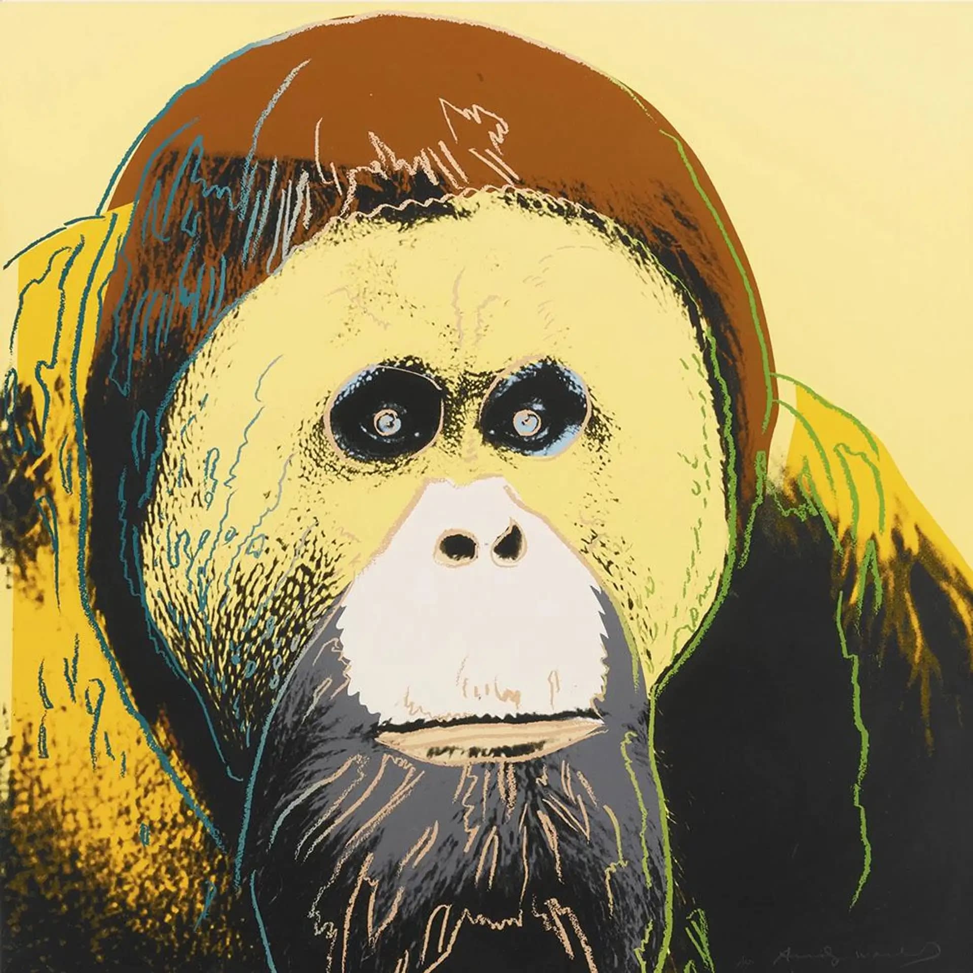 Andy Warhol, Orangutan (F. & S. II. 299), 1983