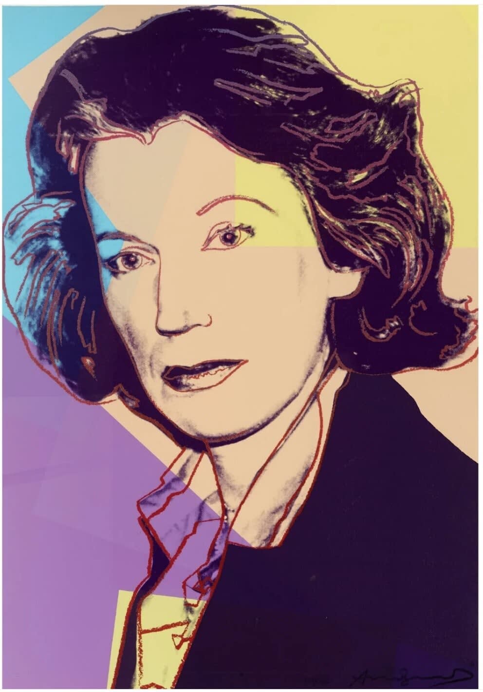 Andy Warhol, Mildred Scheel, 1980
