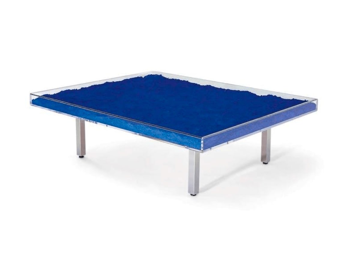 Yves Klein, Table Bleu Klein ®, 2022