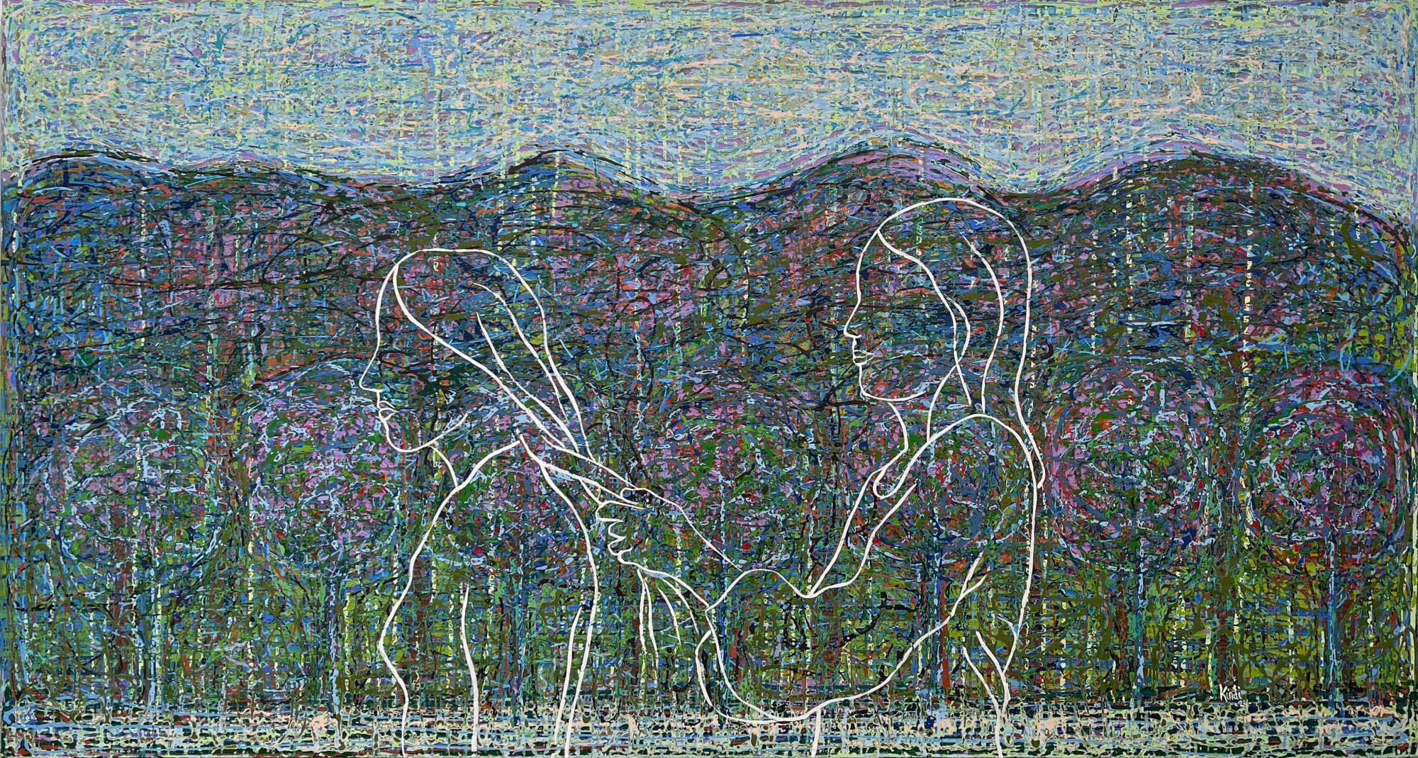 Kindi Llajtu, With Nocturnal Blue, 2024