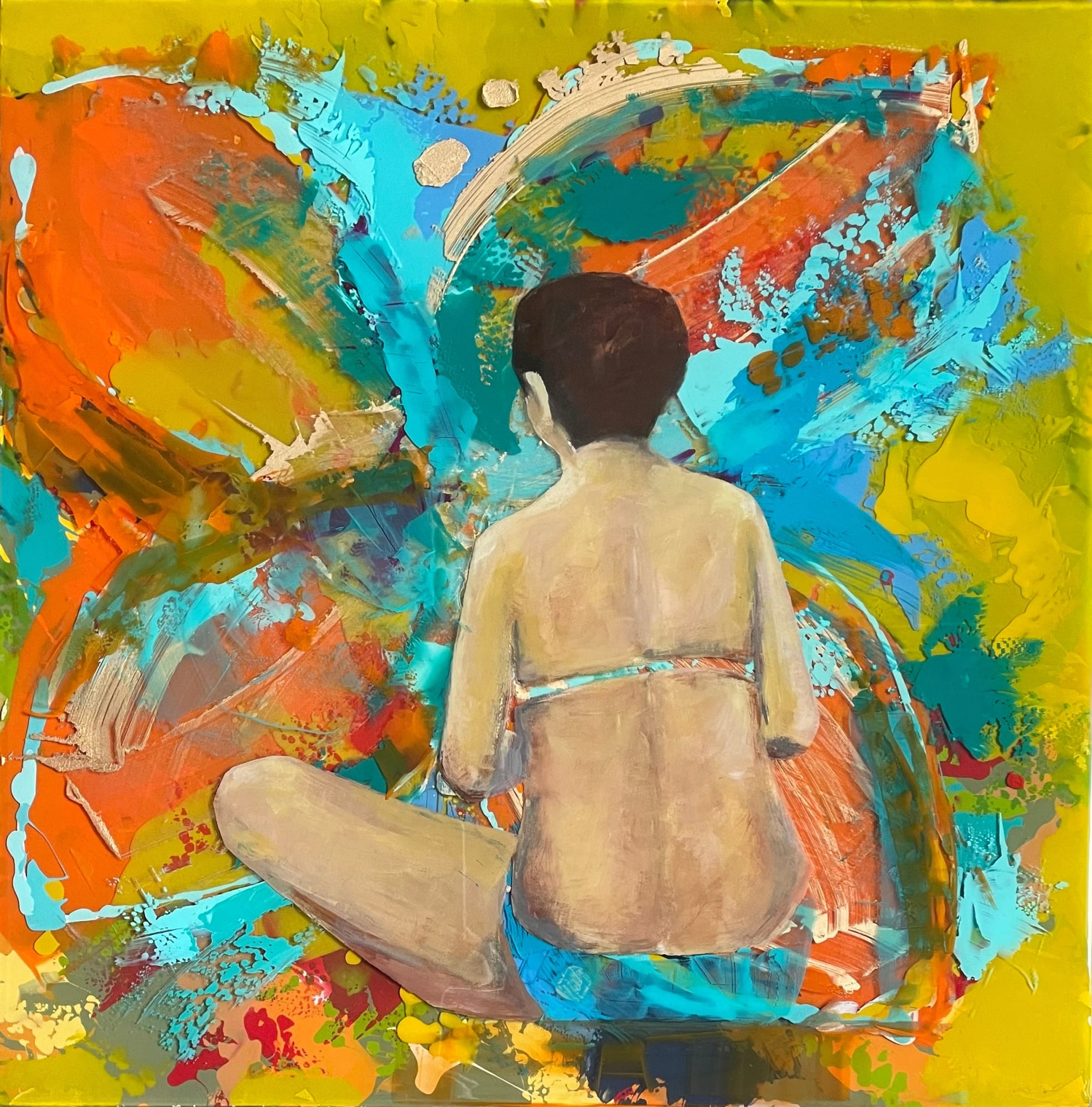 Carolina Convers, Less Animal Print Pistachio, 2023