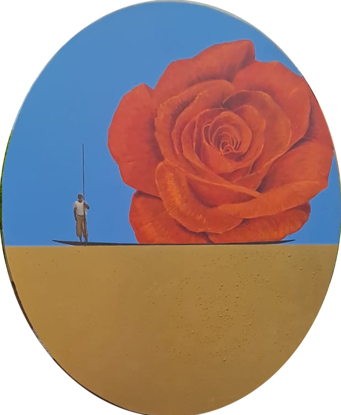 Pedro Ruiz, Freedom rose, 2024