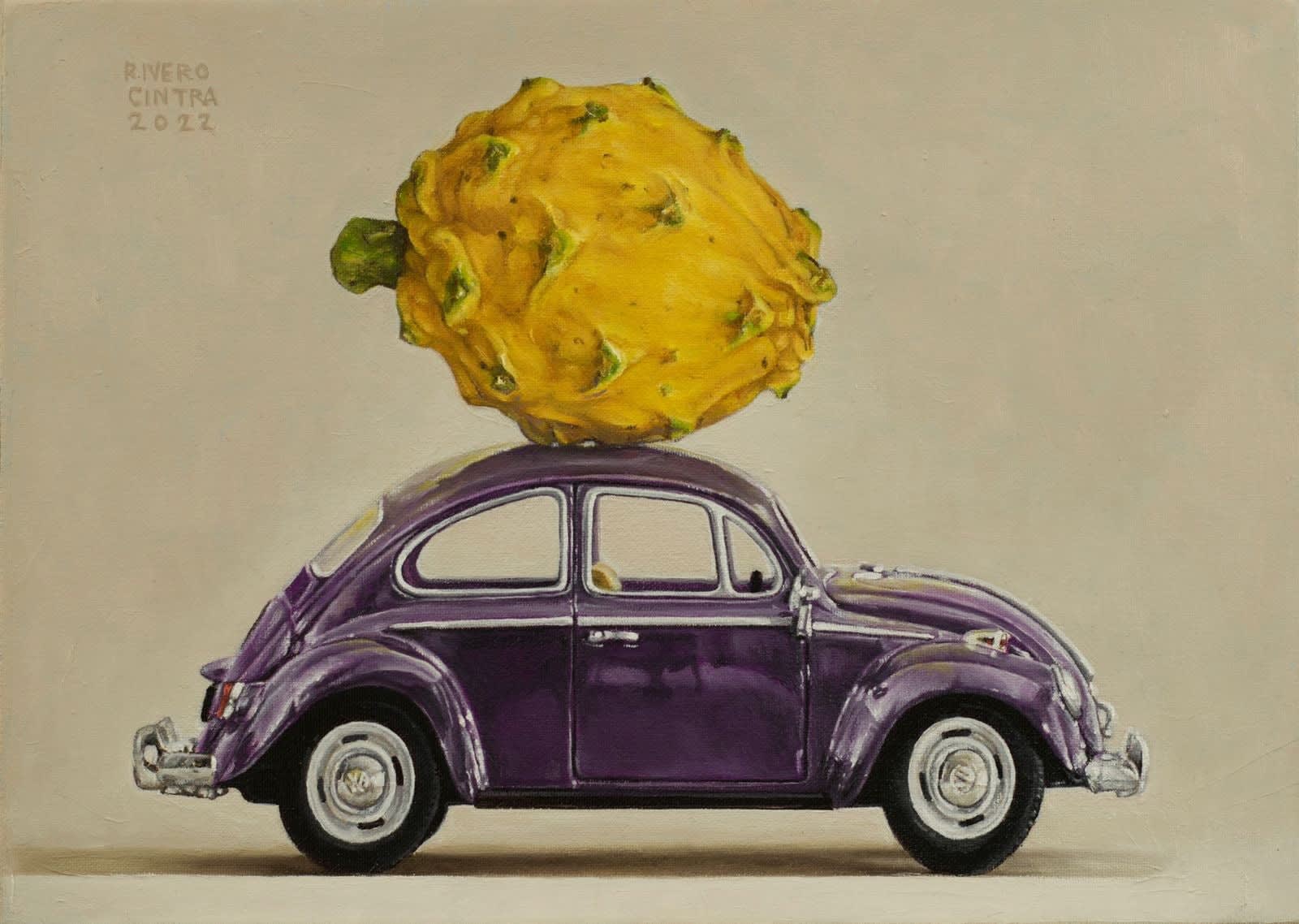 Juan Carlos Rivero-Cintra, Don't Leave Me in the Dark, 8-2022, oil on canvas, 25 x 35 cm