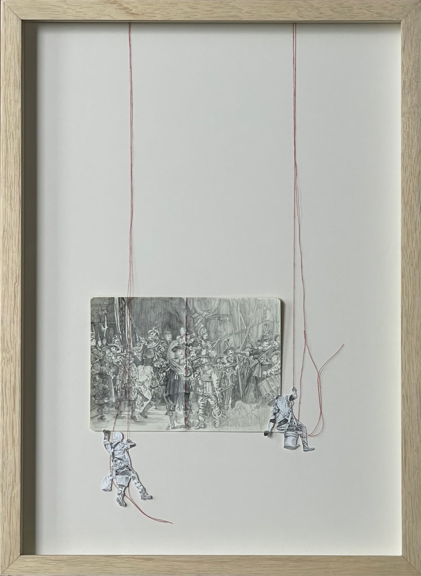 Carlos Alarcon, Tensions 4 (Rembrandt), 2023