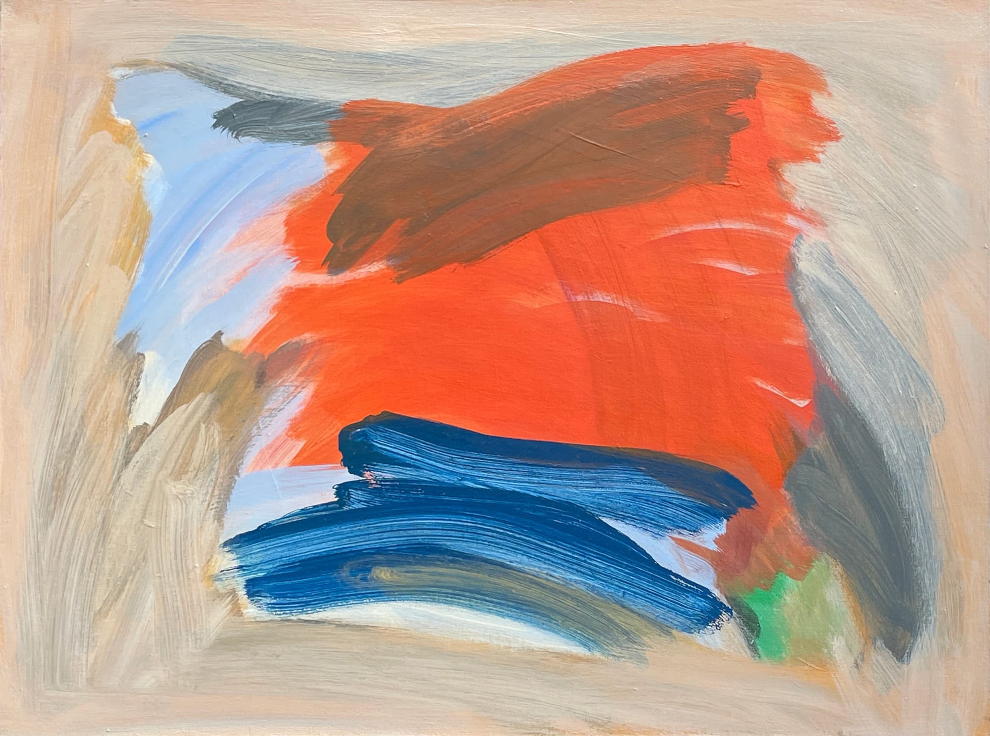 Santiago Uribe-Holguin, The Skin of Painting I, 2023, Oil on canvas, 60 x 80 cm