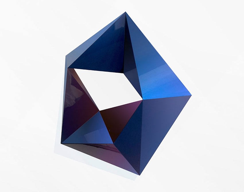 Hanna Roeckle, Pentagramm, Rosetta Mutation (Blue), 2021