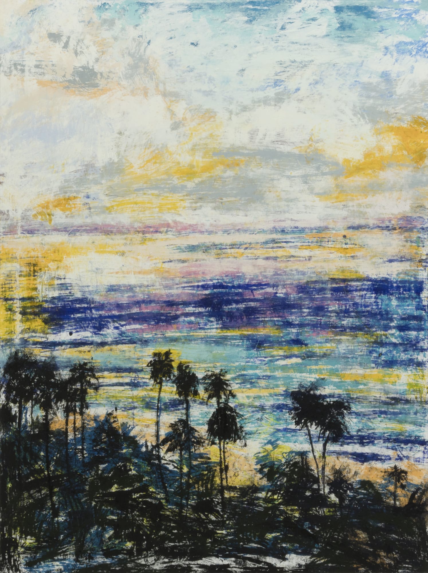 Enoc Perez, Untitled (Turquoise), 2021