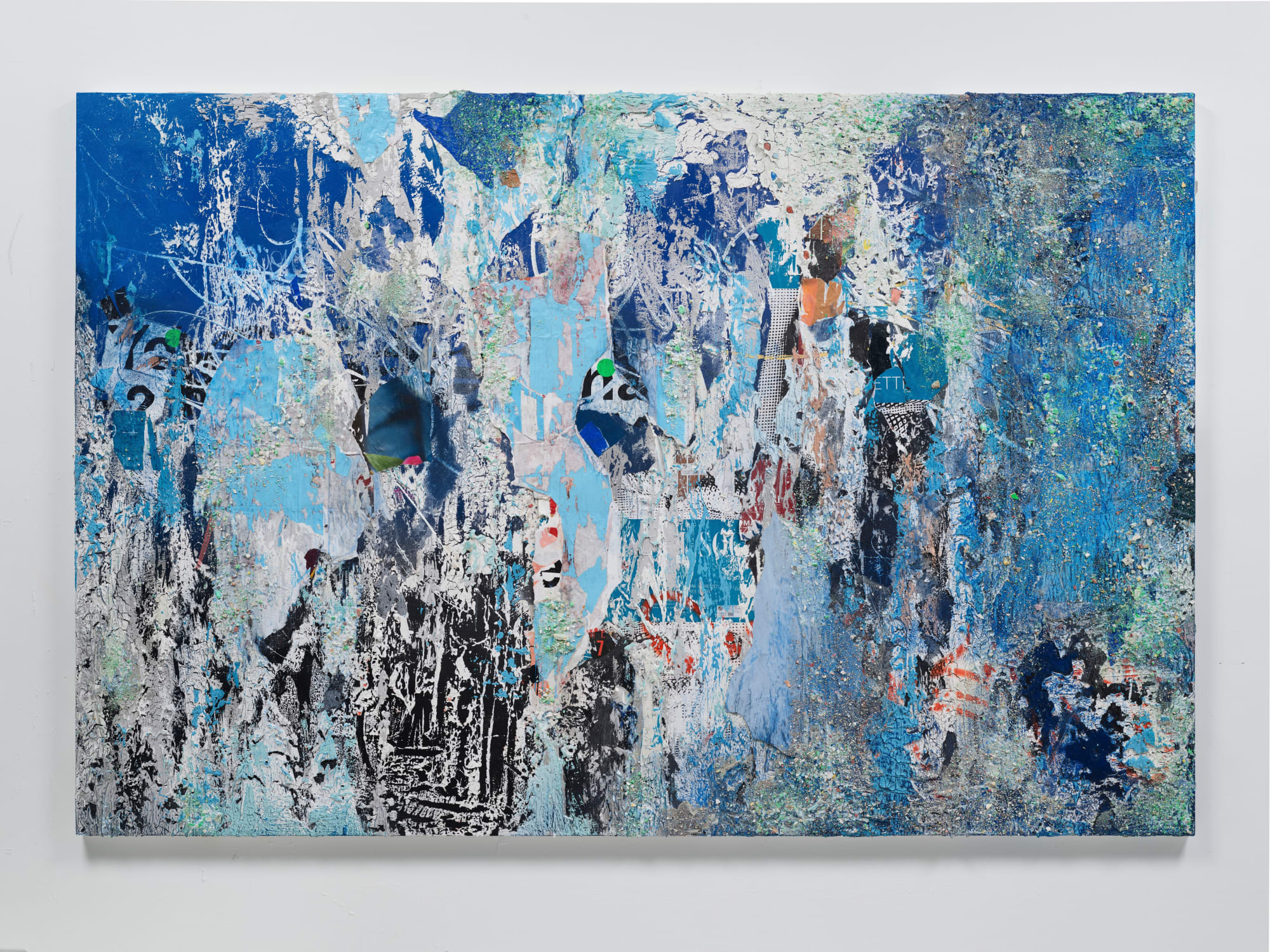 José Parlá, Painting as Geomorphology, 2019