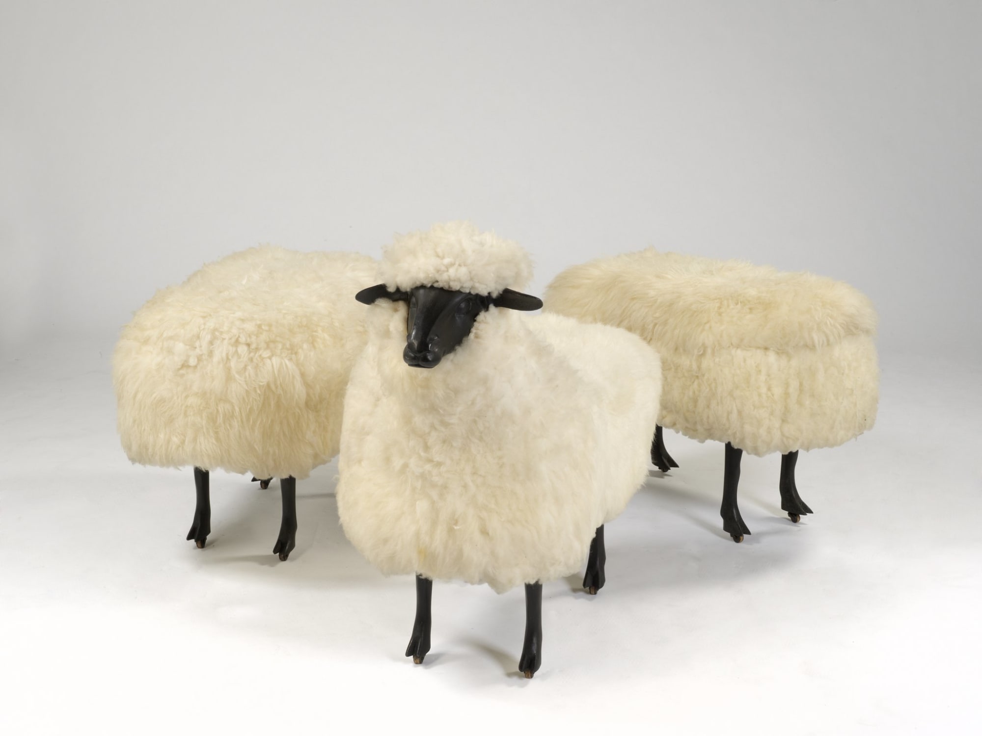 François-Xavier Lalanne, Moutons de Laine (Group of 3), 1965/1974