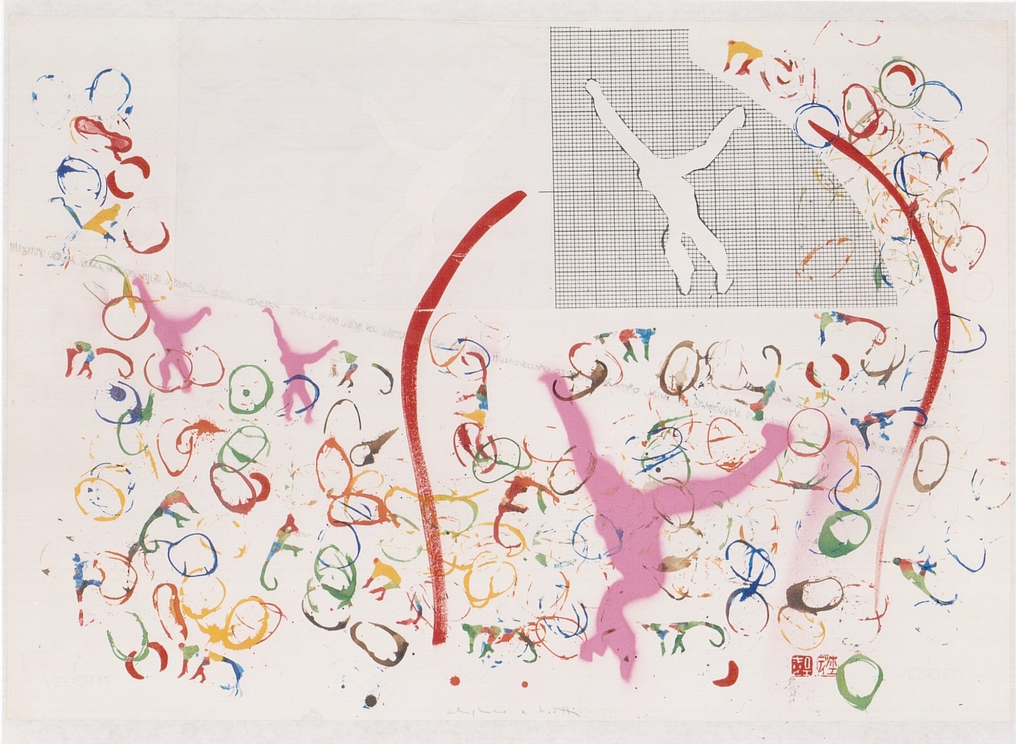 Alighiero Boetti, Mille Gibboni di Tutti i Colori, 1984