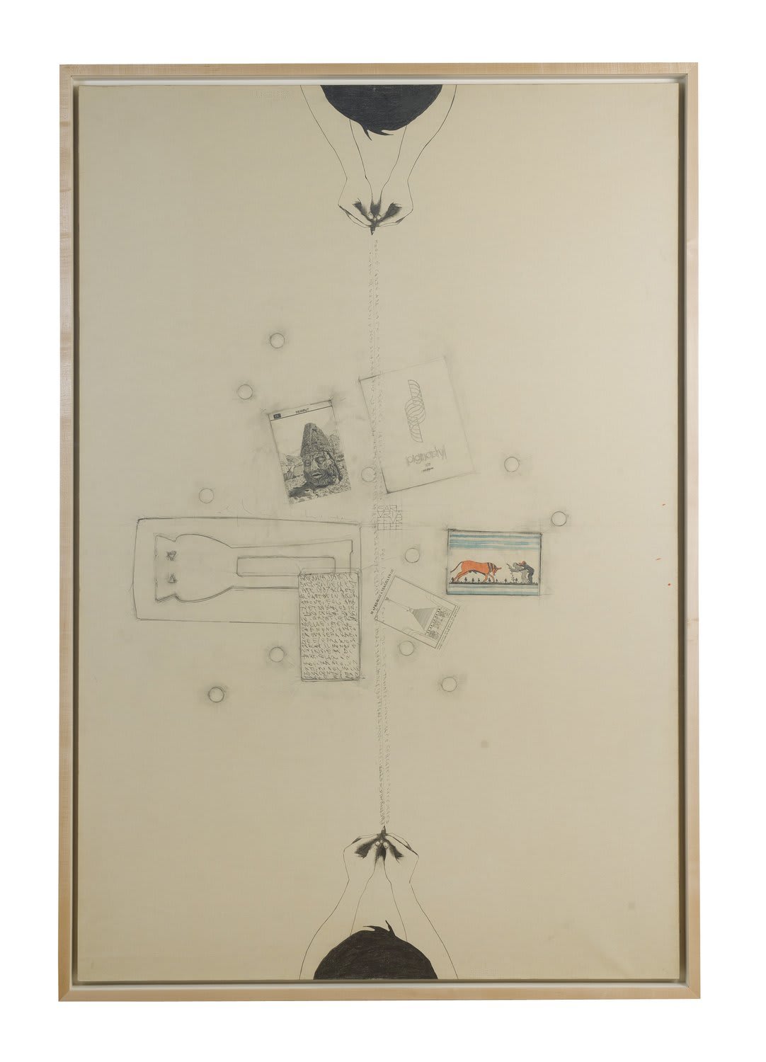 Alighiero Boetti, Tra Sé e Sé (Fogli e Carte Arrivate fin Qui...), 1987