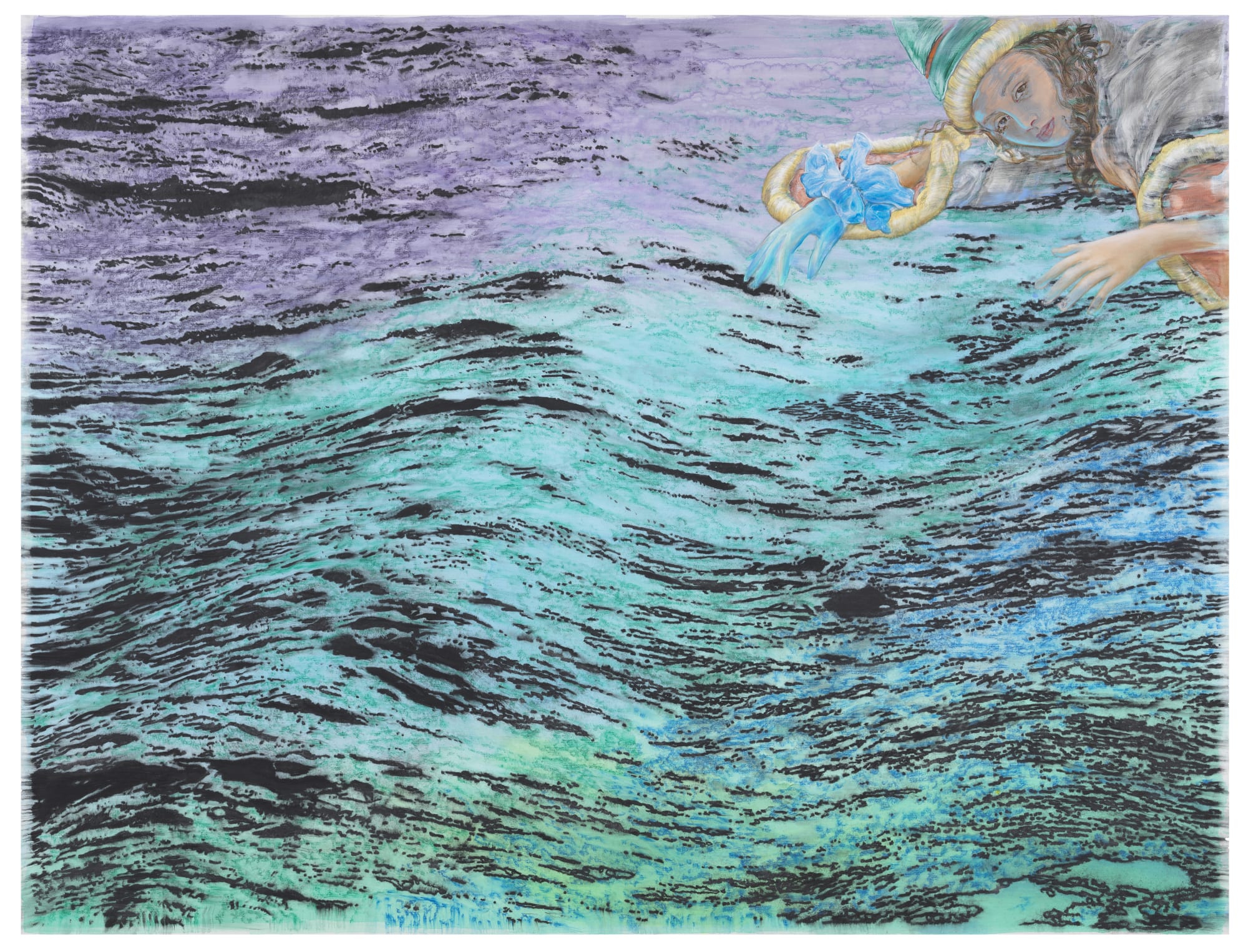 Ena Swansea, child and ocean, 2021