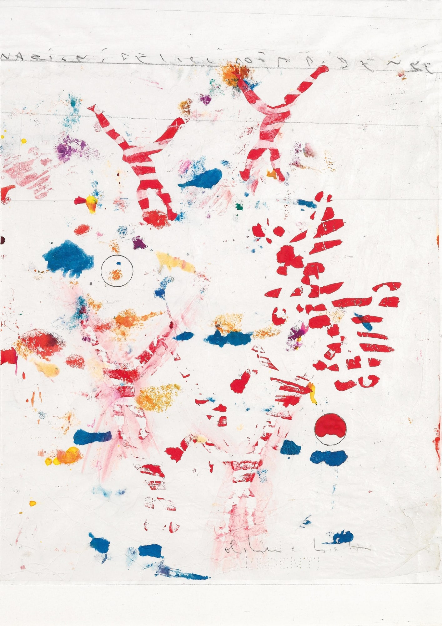 Alighiero Boetti, Nazioni Felici Coincidenze, 1986