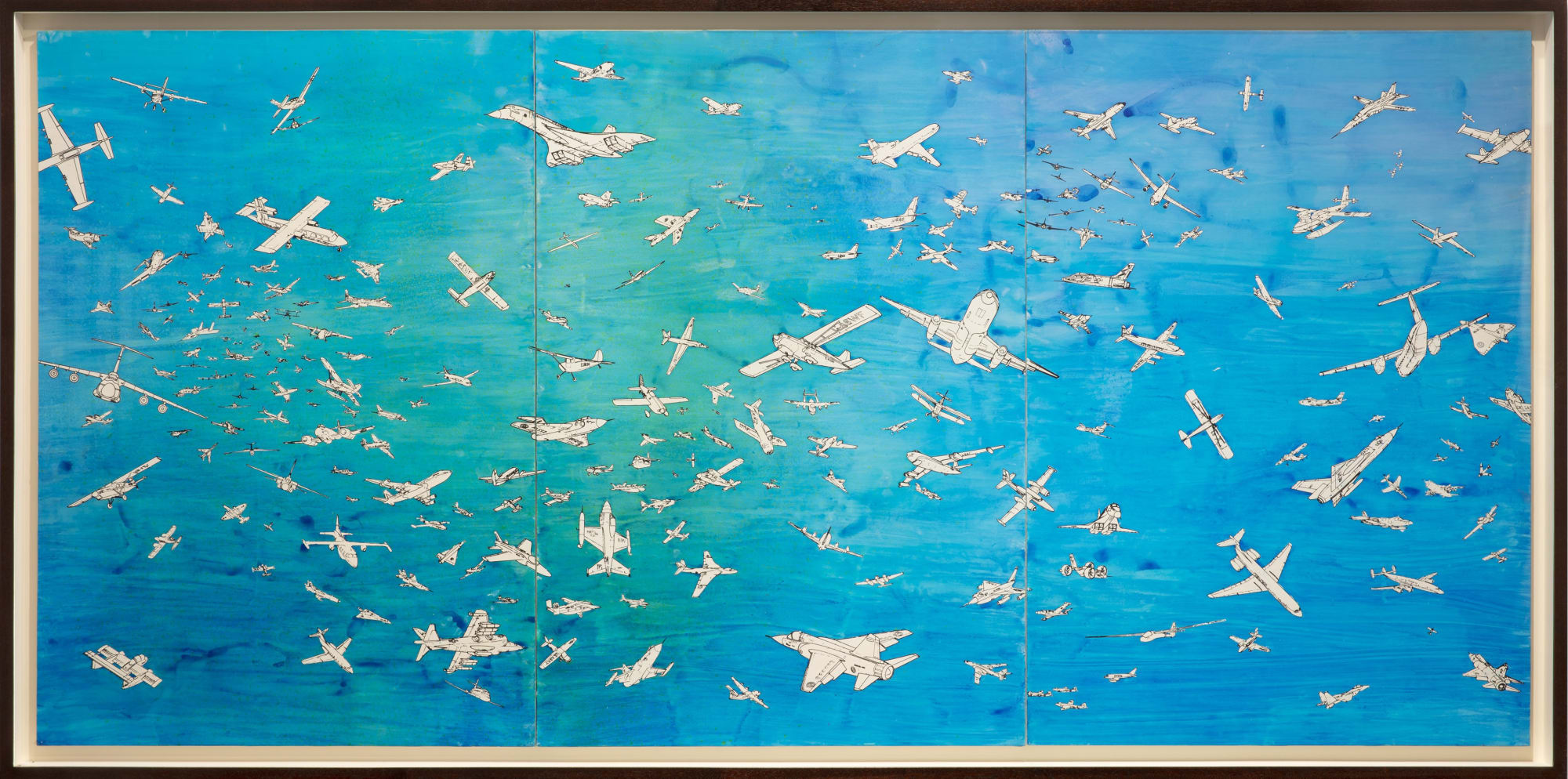 Alighiero Boetti, Aerei, 1989