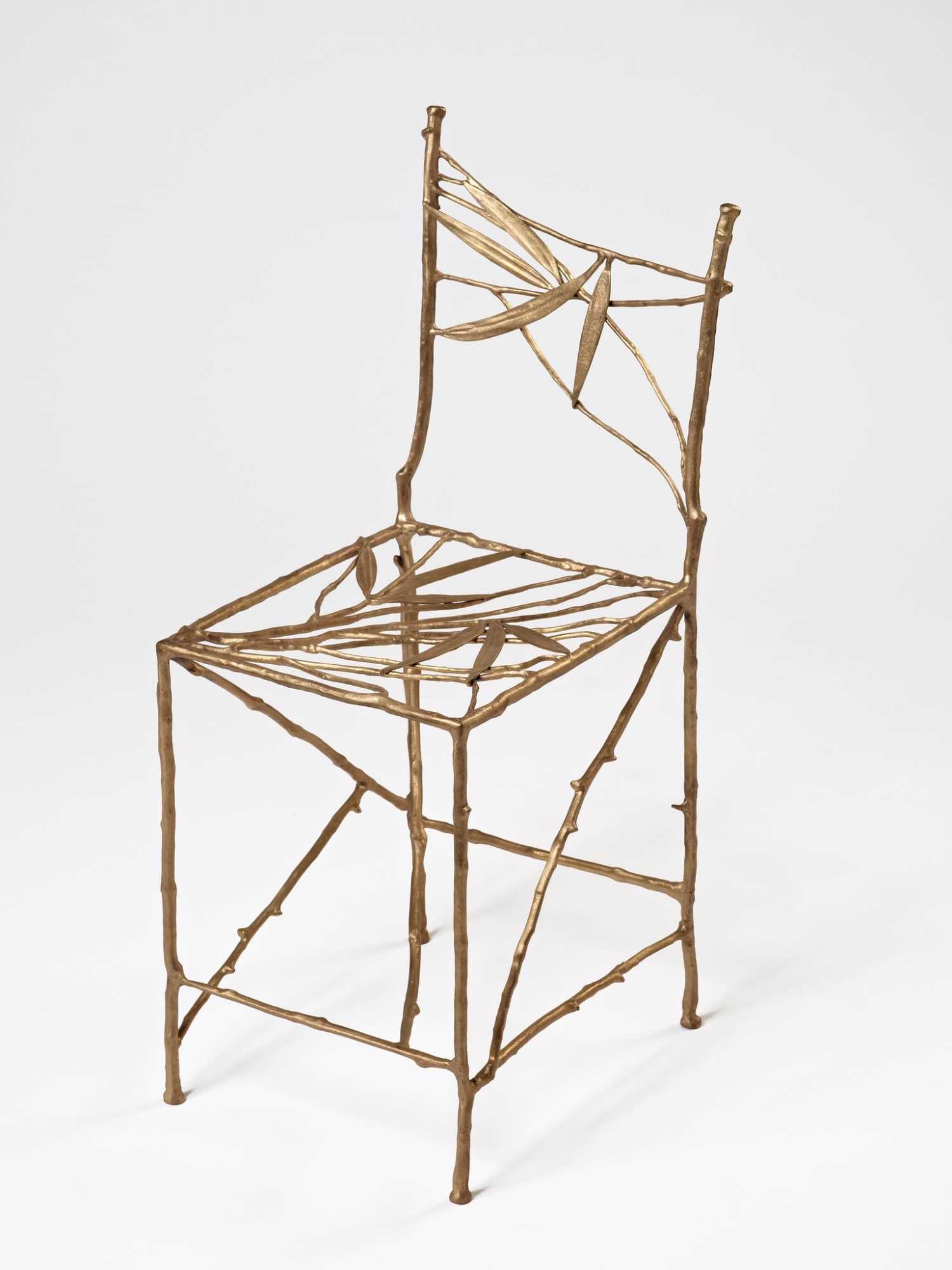 Claude Lalanne, Chaise Feuilles Bamboo (Gauche), 2010/2011