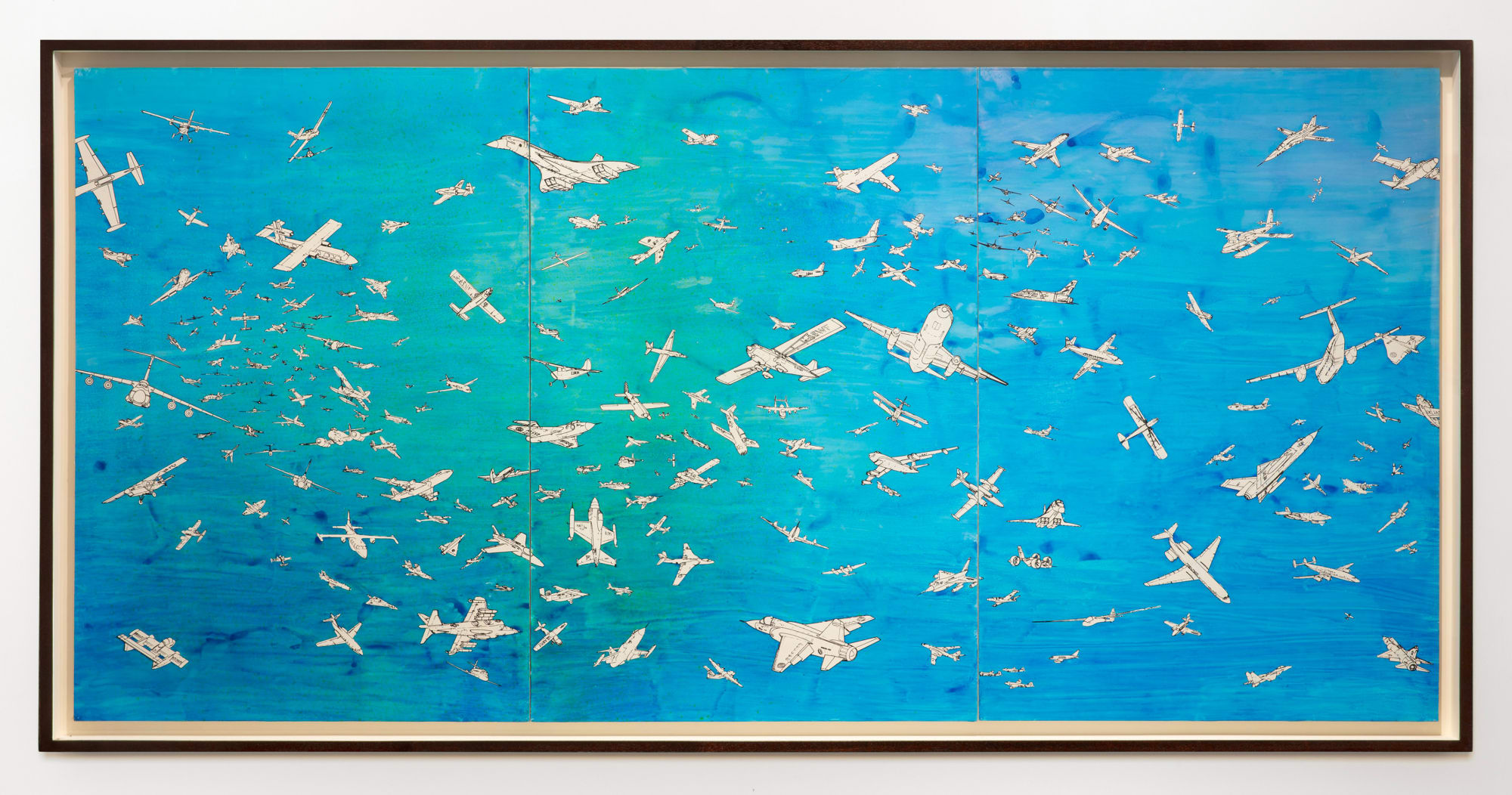 Alighiero Boetti, Aerei, 1989