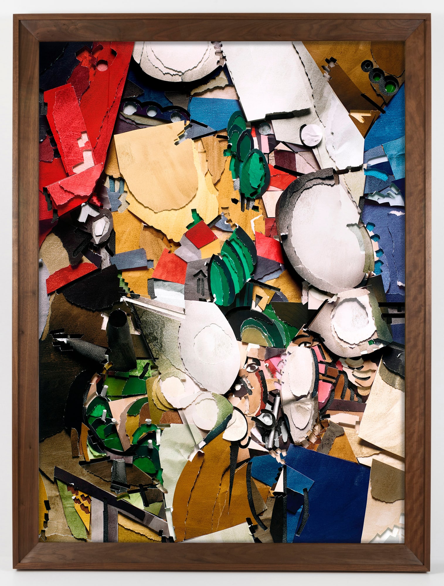 Vik Muniz, The Smokers, after Fernand Léger (Surfaces), 2023