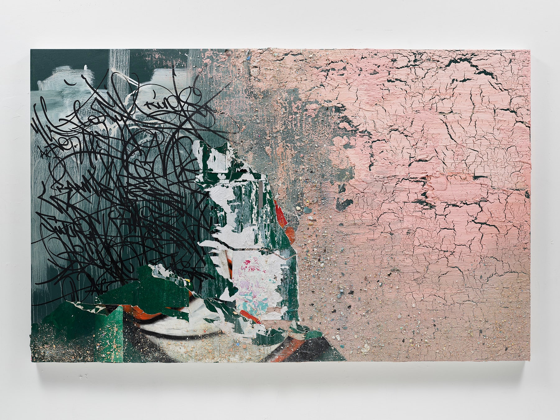 José Parlá, Time Engraved in Names, 2018