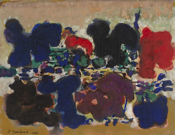 Jacob Bornfriend, Composition (II), 1965