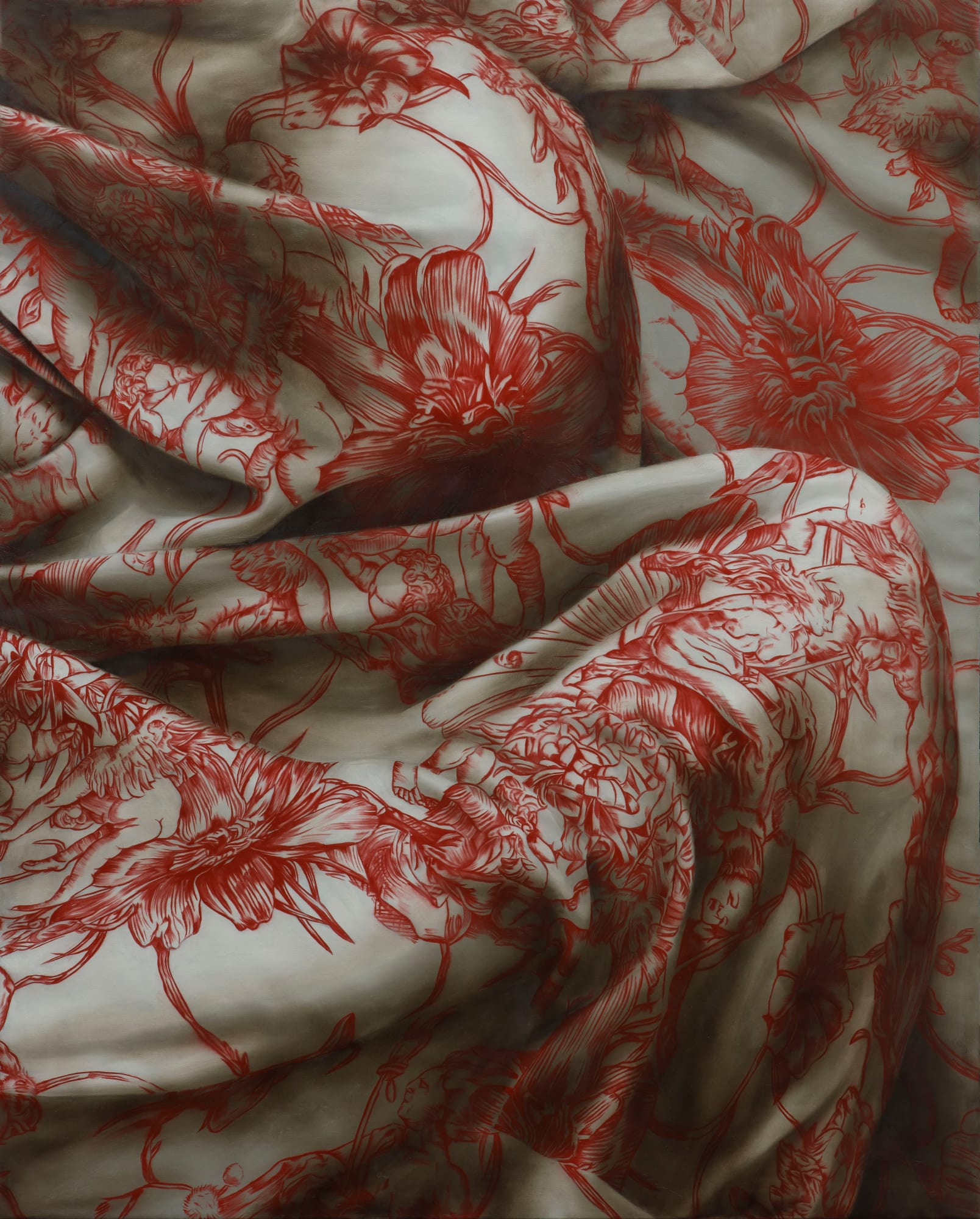 Markus Åkesson, Witch riding backwards (Rouge Senois), 2022