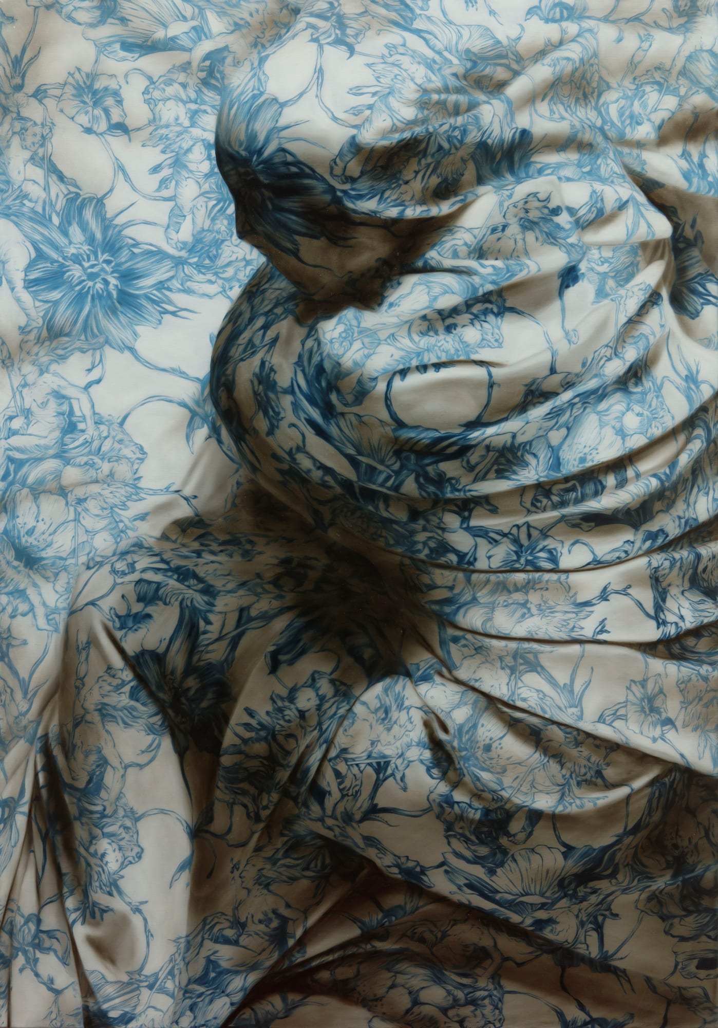 Markus Åkesson, Witch riding backwards (Indigo), 2021-22