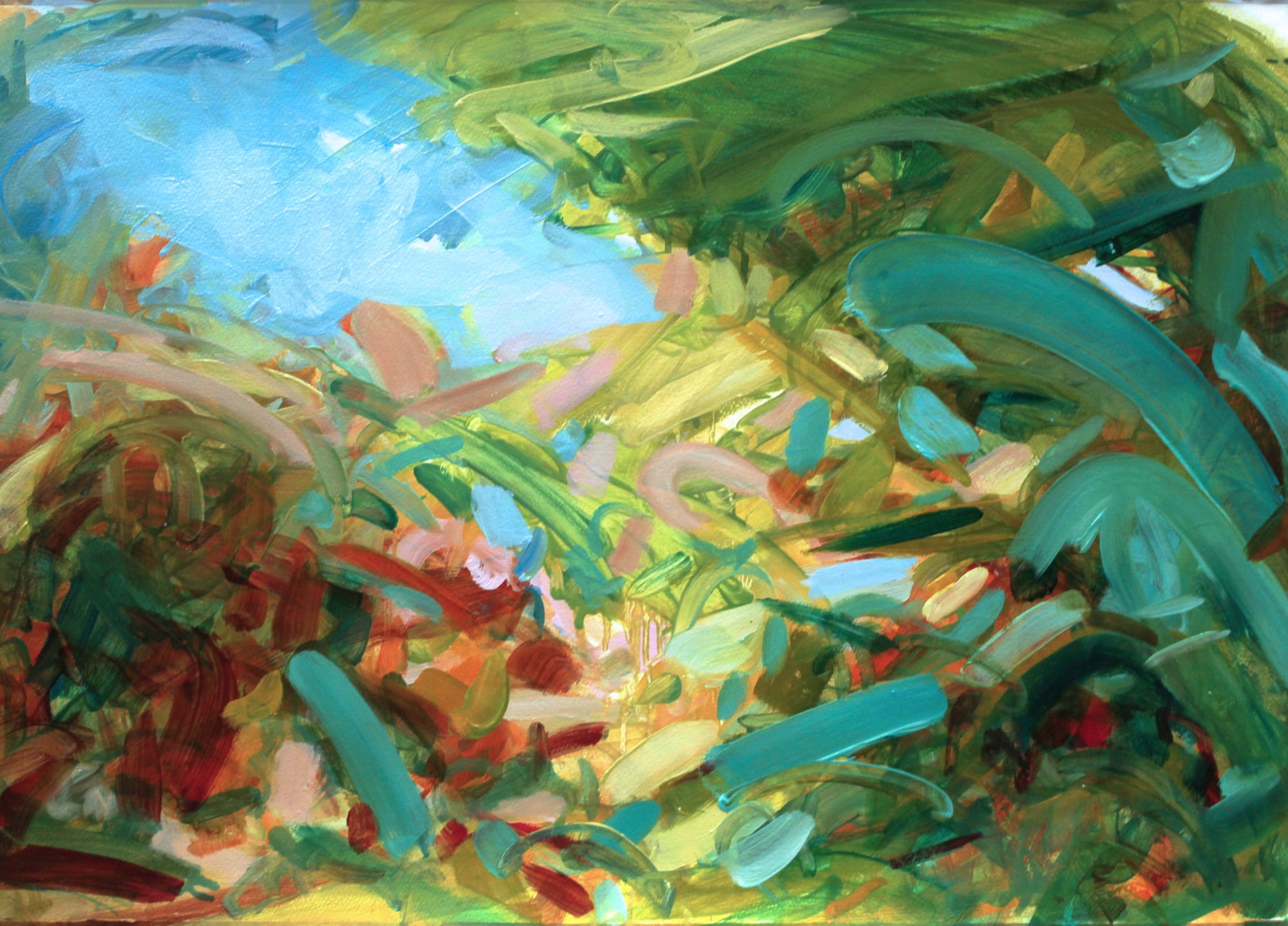 Jessie Stevenson, Wandering the wild growth, study 1, 2021