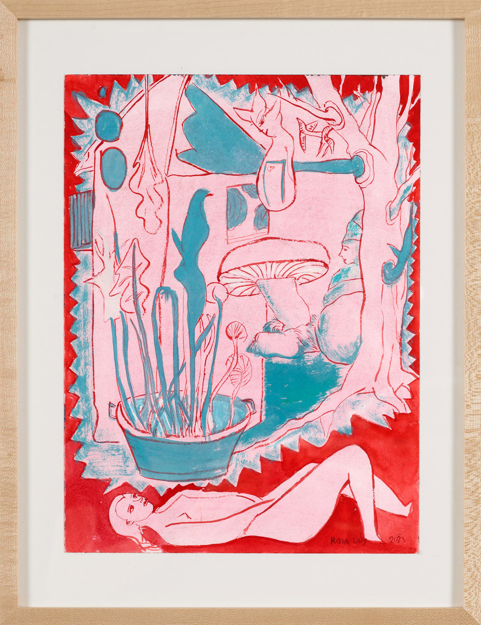 Rosa Loy, Dreamy (Träumchen), 2023