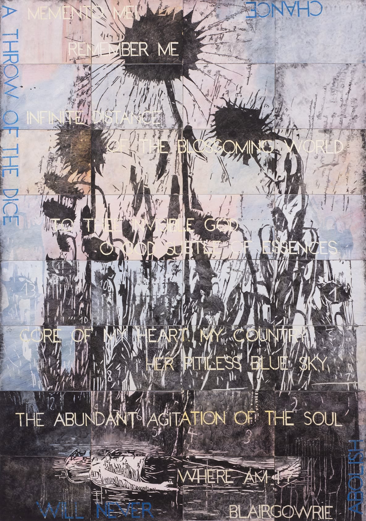 Imants Tillers, Memento Mei , 2021