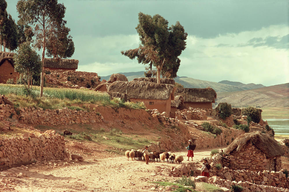 René Groebli, Sheperd girl/Hirtenmädchen (#25), Peru, 1972