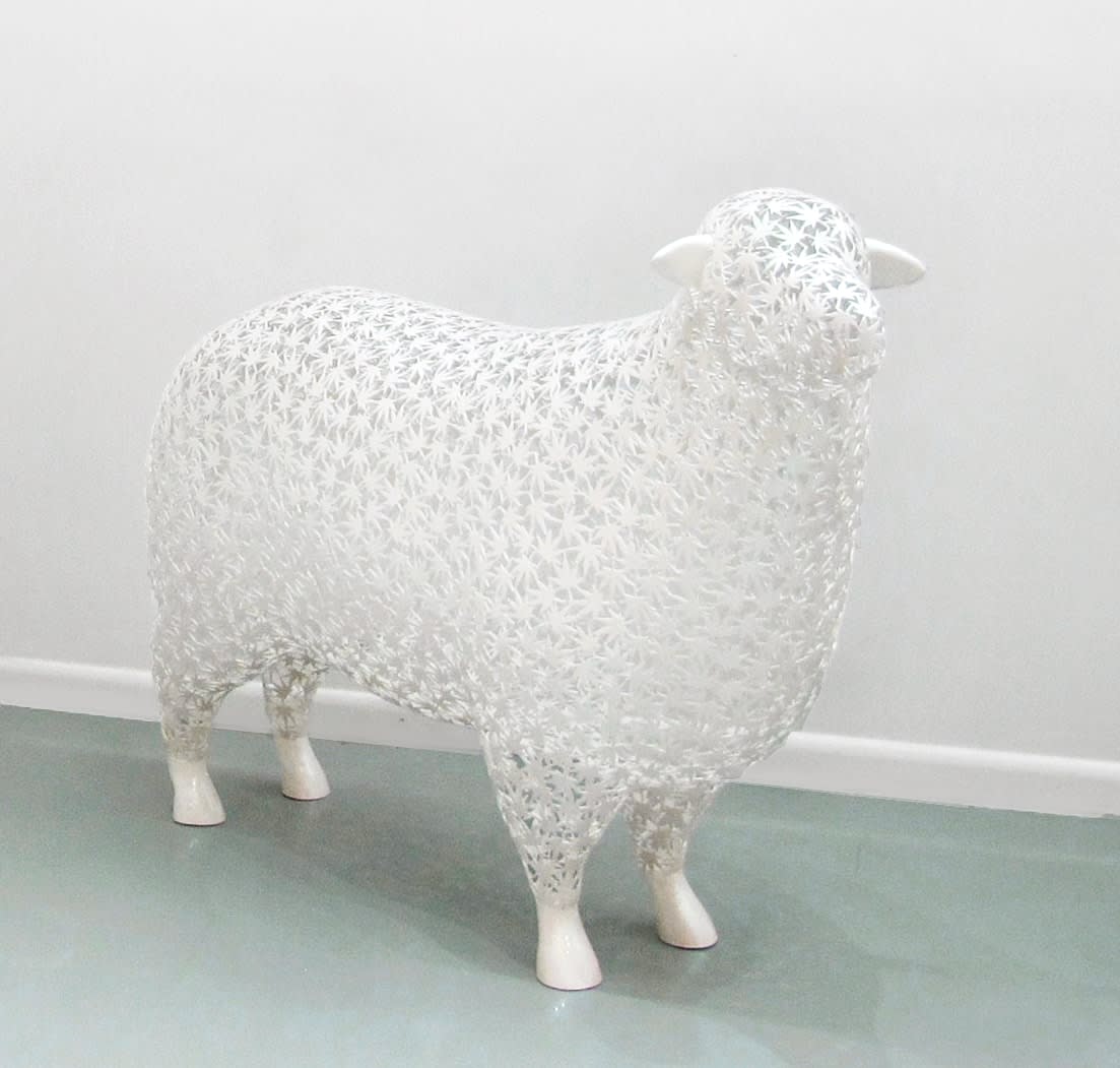 Byung Jin Kim, Sheep_Maple_Leaf, 2015
