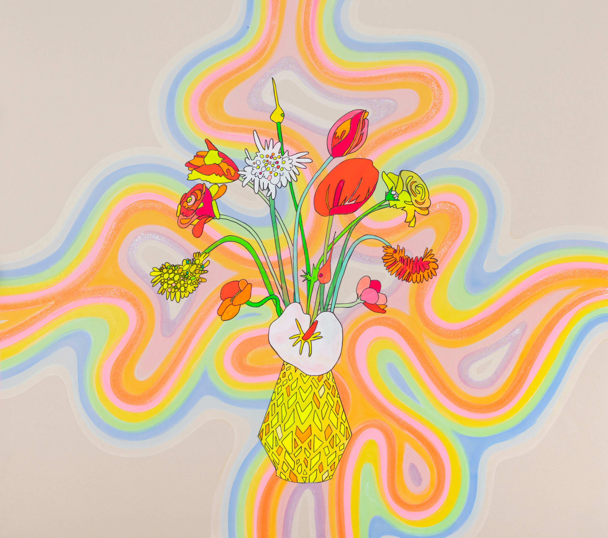 Jonny Detiger, Funky Dory Flowers, 2022