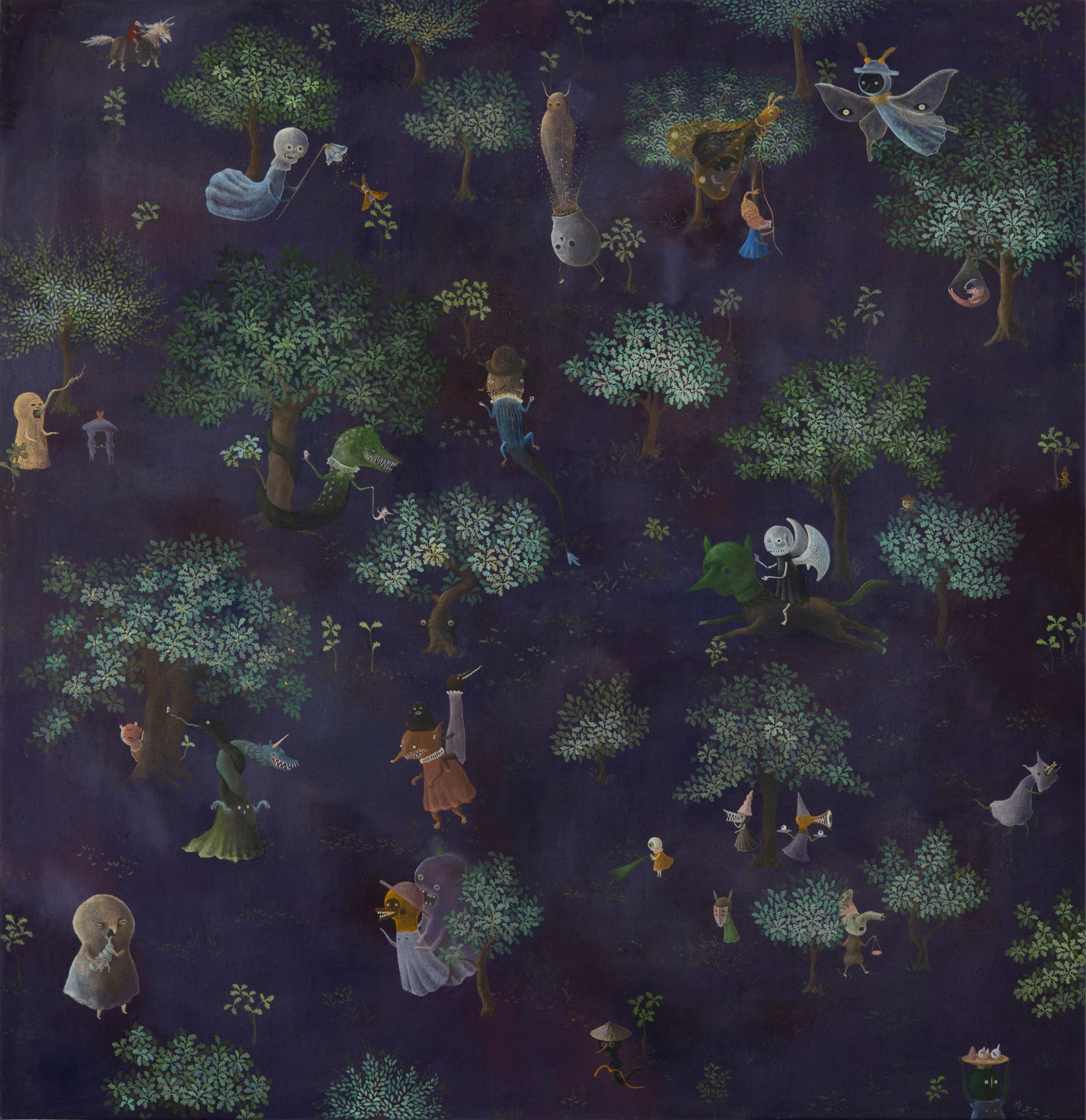 Sota Sakuma, Noc v lese / Night in The Forest, 2024