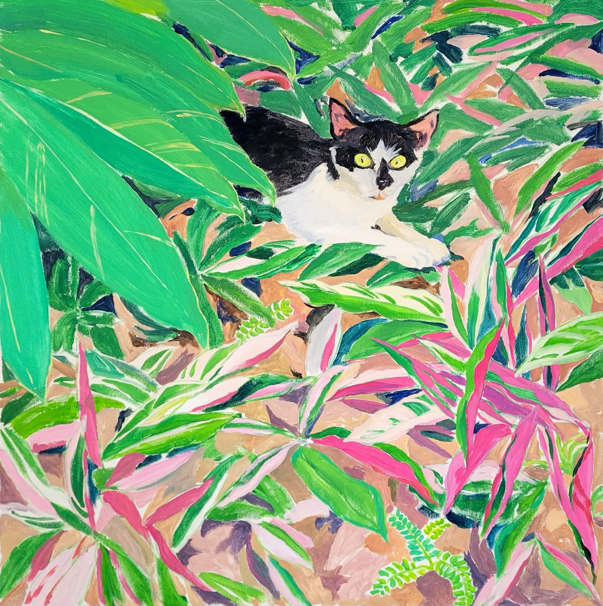 林文捷 Lin Wenjie, 小猫 Little Cat, 2023