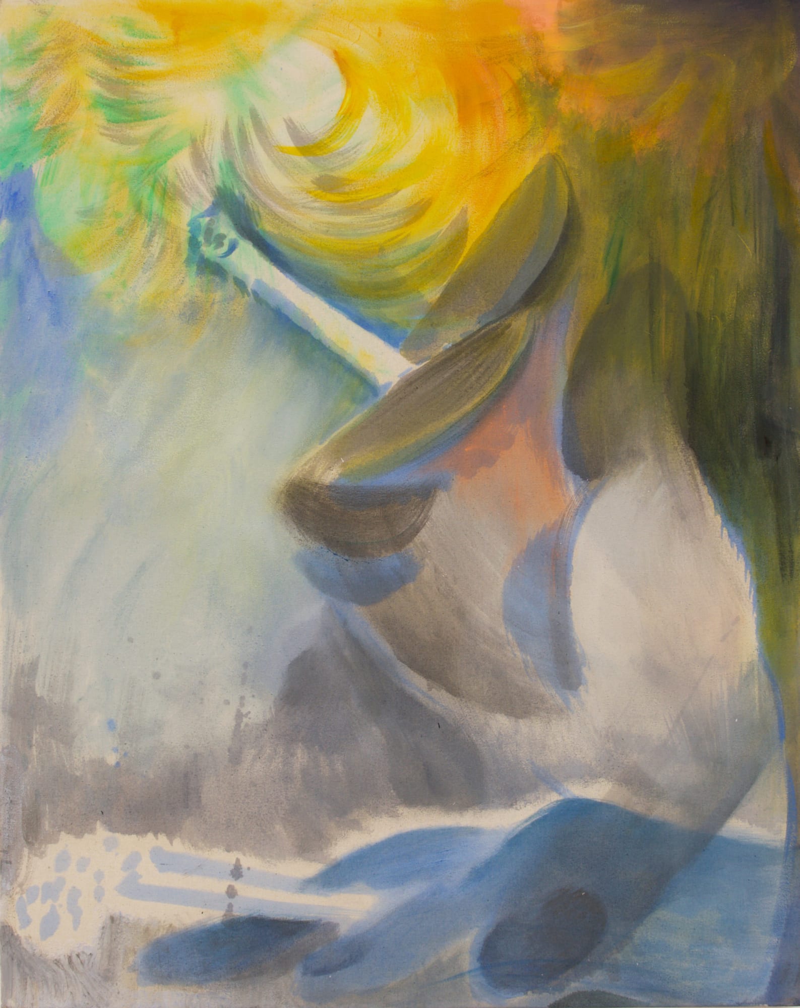 张萌萌 Zhang Mengmeng, 点烟 Lighting Cigarettes, 2024