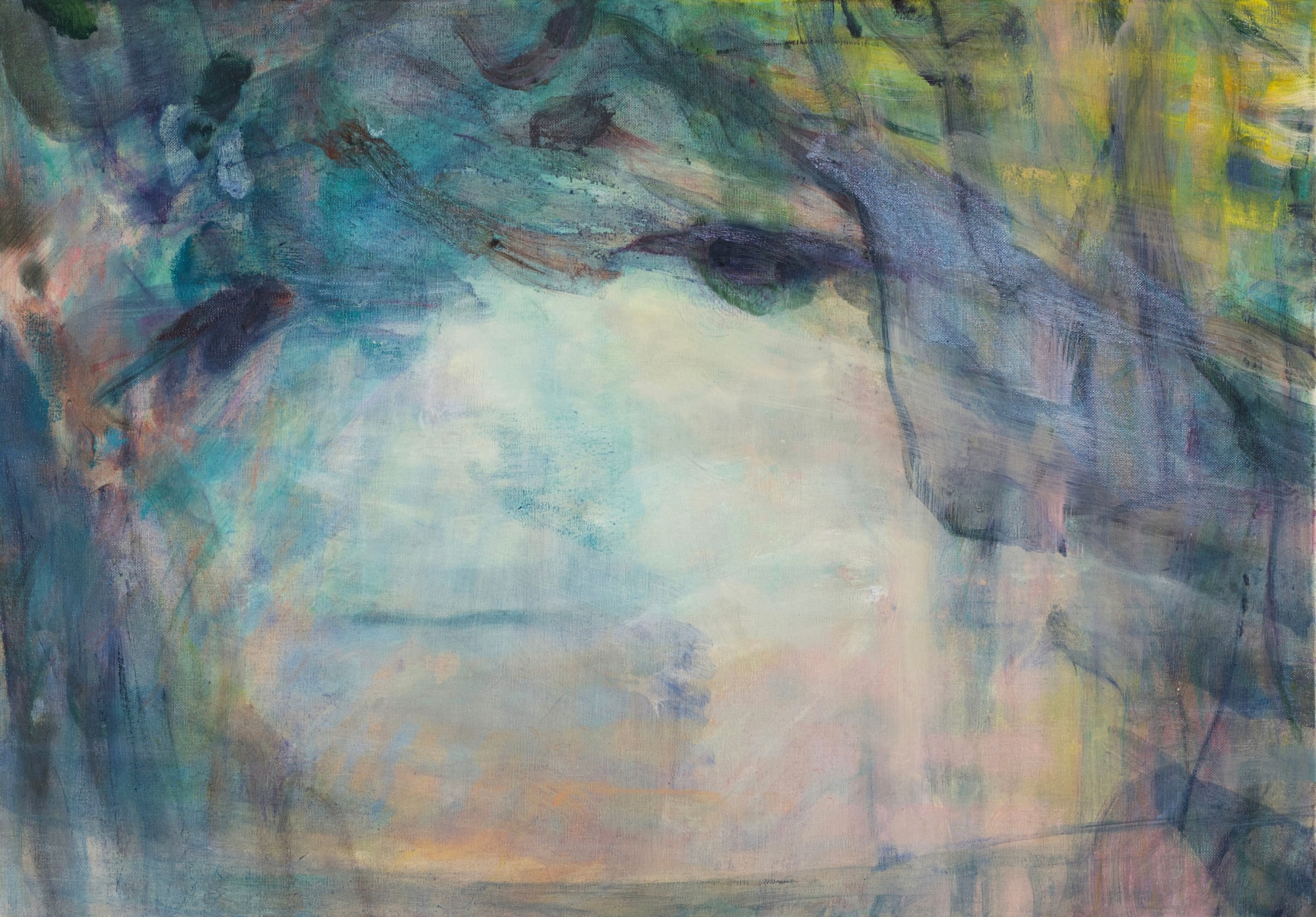 张萌萌 Zhang Mengmeng, 自画像 My Stupid Face in the Mirror, 2023