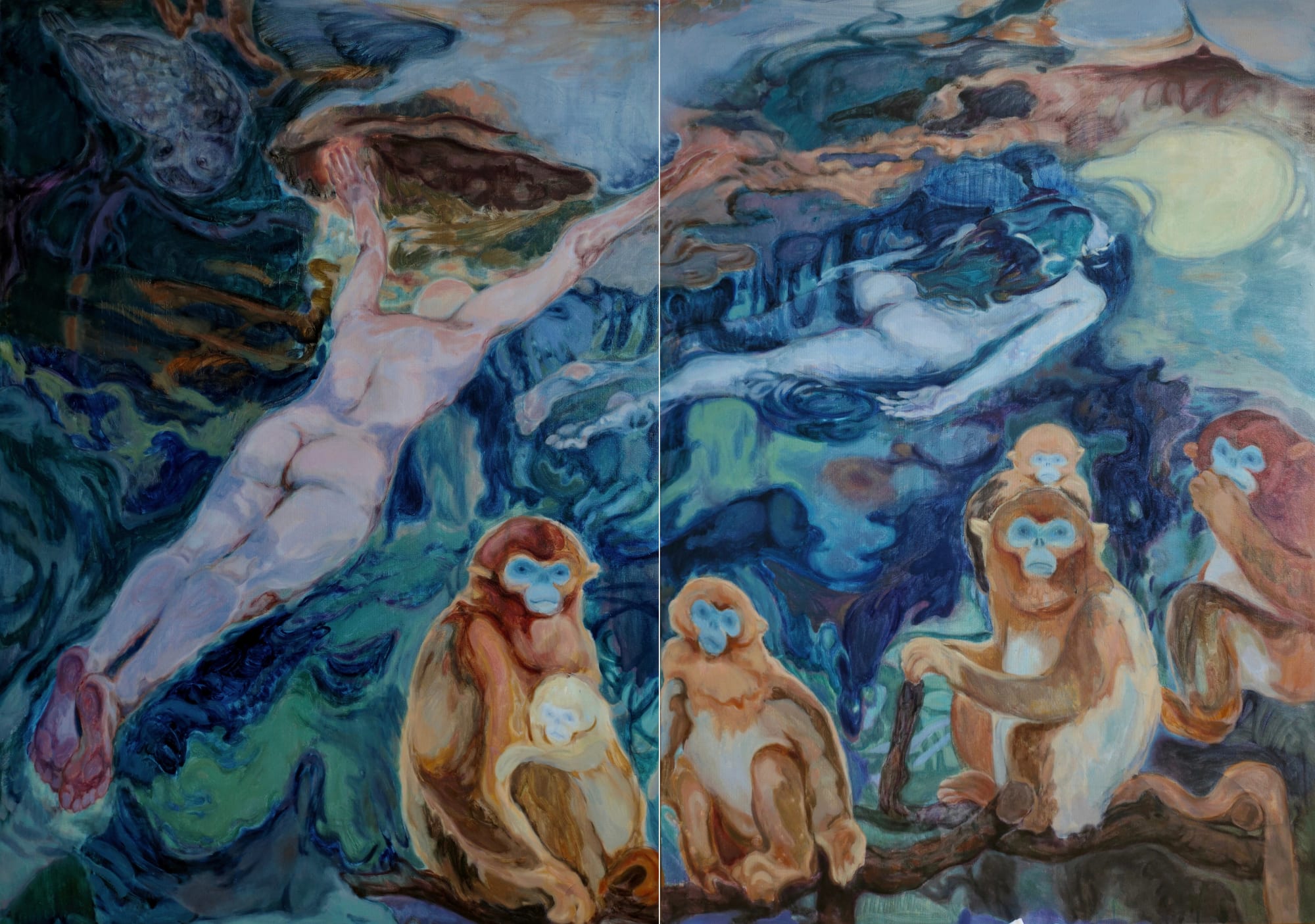 李佳琦 Li Jiaqi, 水中月 Moon in Water, 2024